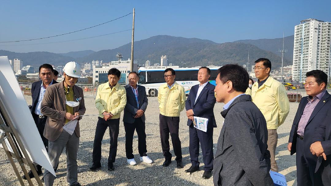 창원특례시의회 건설해양농림위, 주요 사업장 현장 점검1