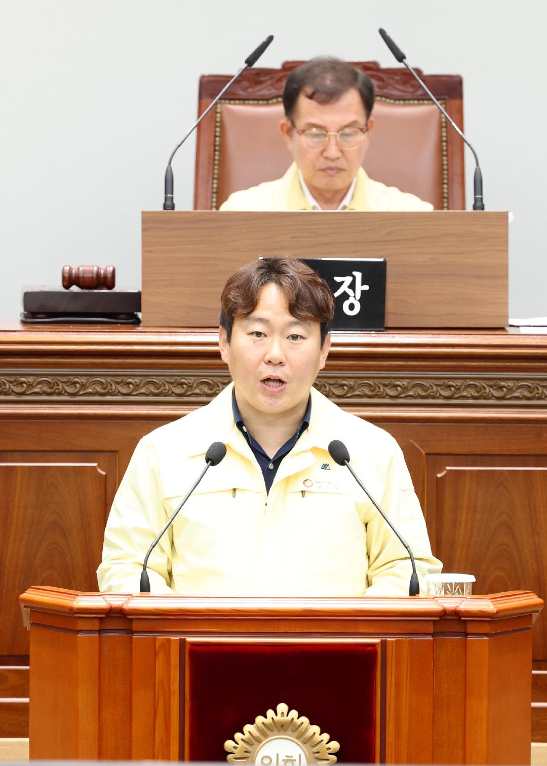 건의안) 박승엽 의원 “학교 피난시설 점검·대책 마련” 촉구1