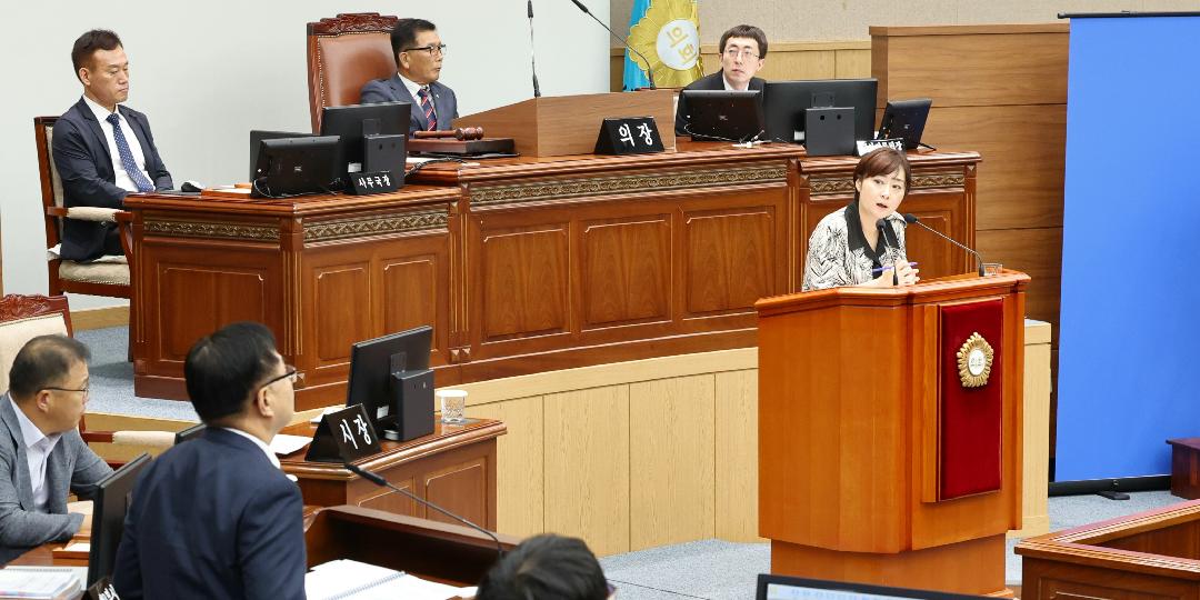 [시정질문] 김묘정 의원 “경륜사업 불합리한 세입구조 개선해야”2