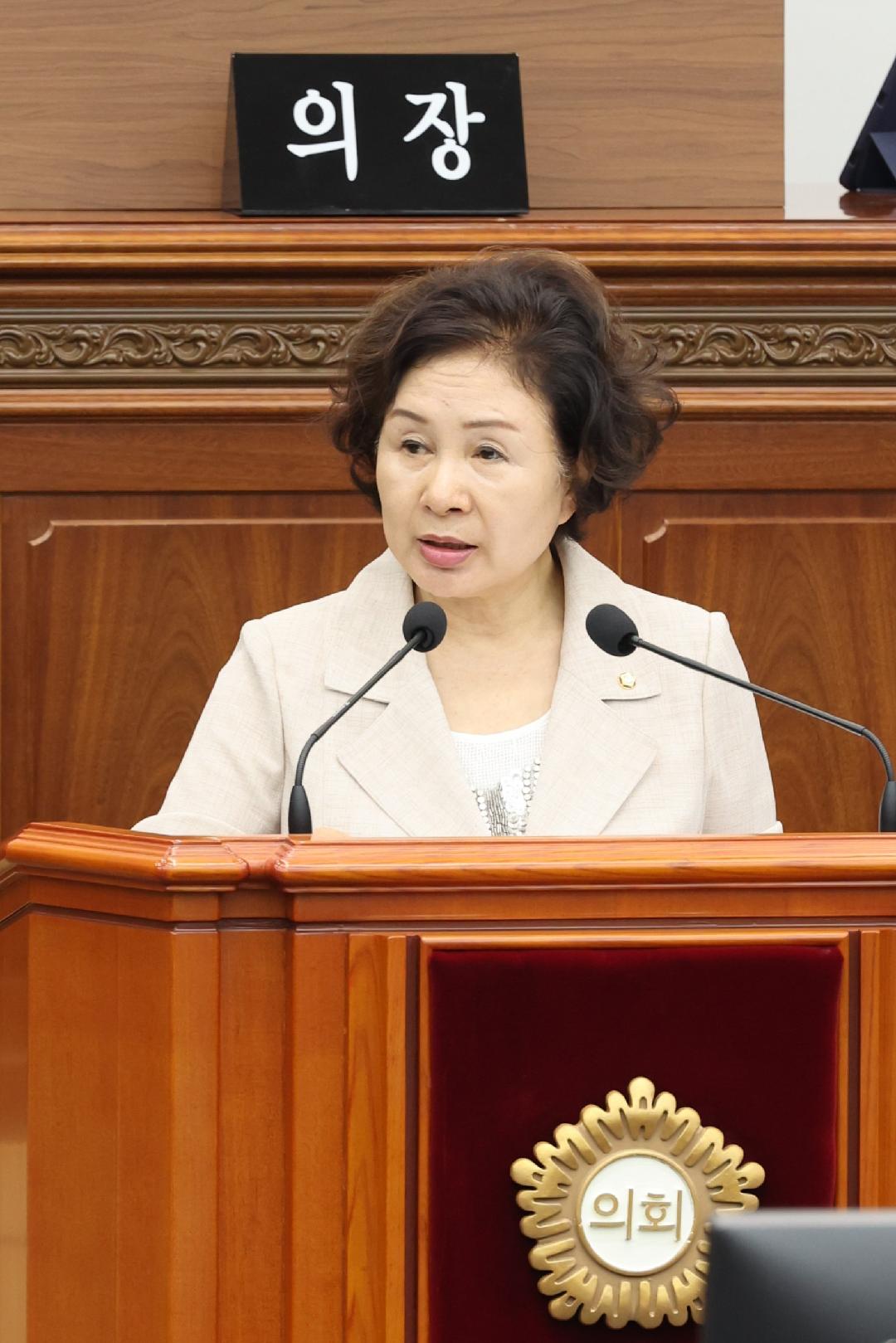 [5분 자유발언]박선애 의원, 완월동 가로막힌 사유지 골목 해결 촉구1