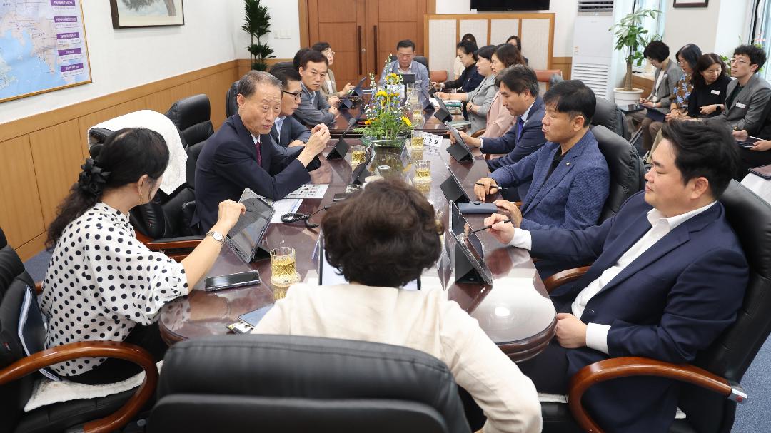 창원특례시의회, 7월 의장단·집행기관 소통 간담회 개최1