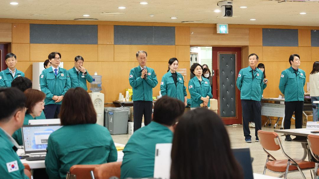 창원특례시의회 의장단 2025 을지연습 현장 격려 방문1