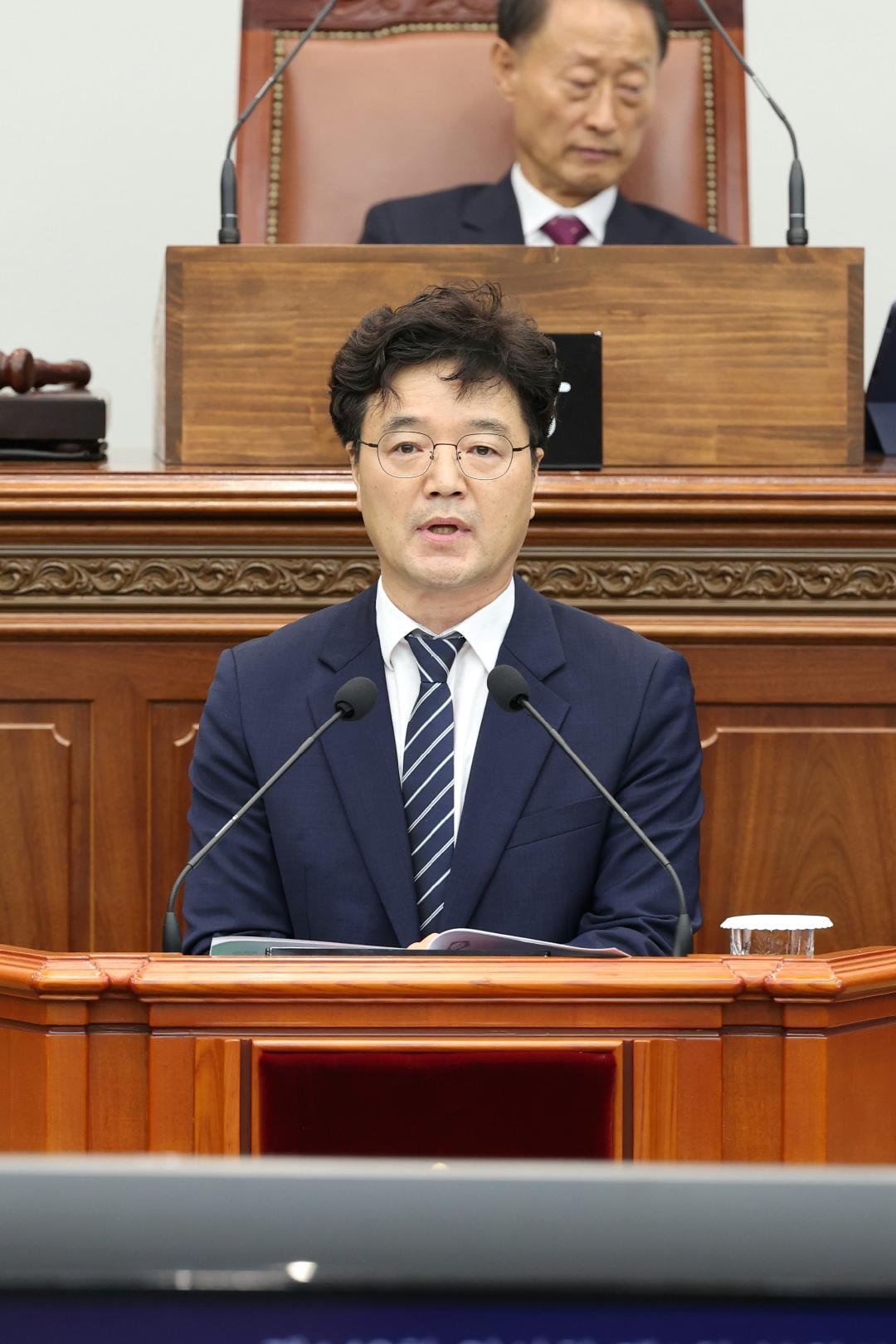 [5분자유발언]김남수 의원, 명서2동 사화공원 공사 피해 해결 촉구1