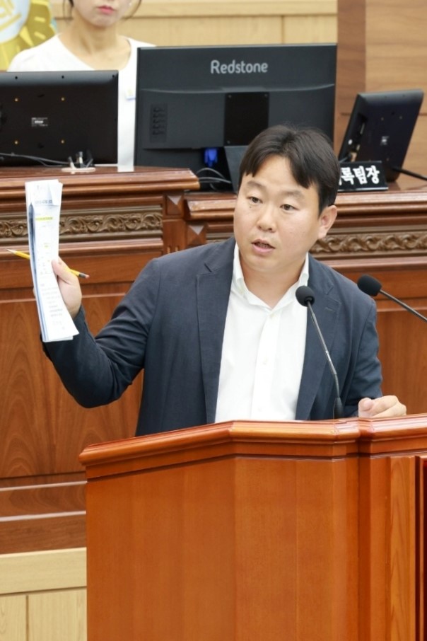 [시정질문]박승엽 의원, 액화수소플랜트 특정감사 내용 공개 촉구1