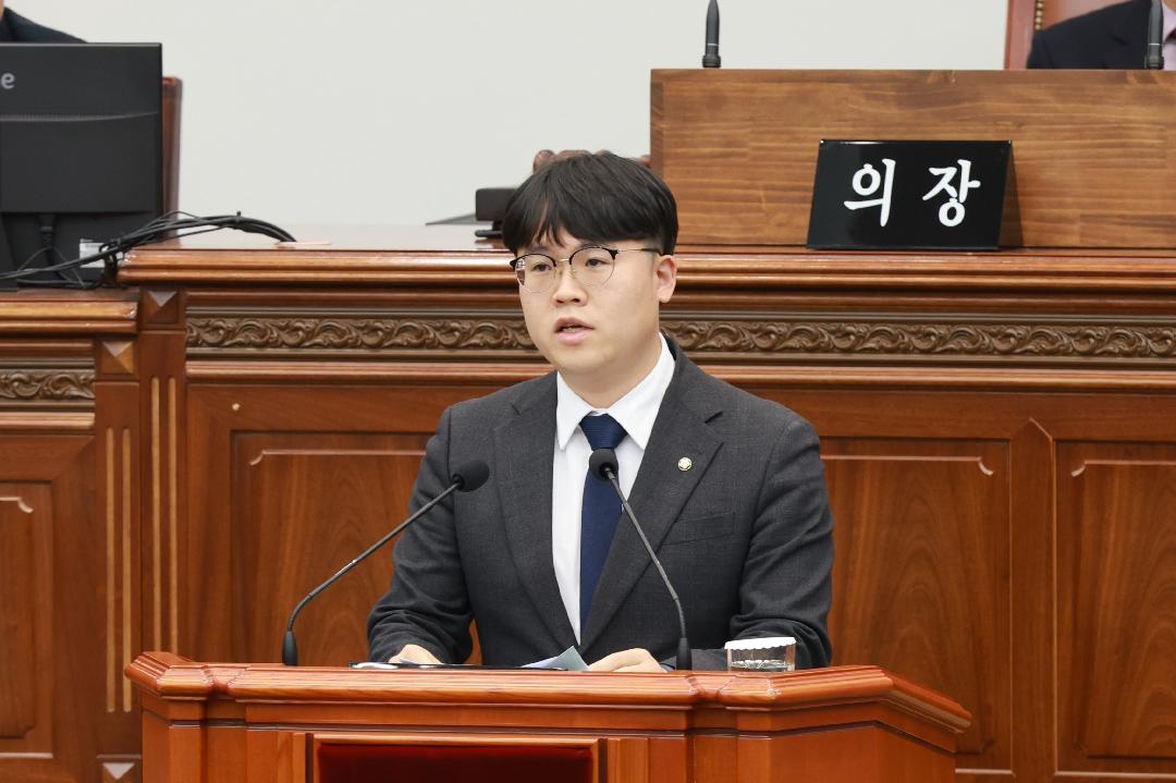 [5분자유발언]진형익 의원 “더 안전하고 신뢰받는 수돗물을”1