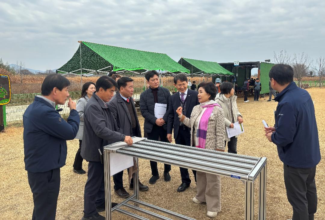 기획행정위원회, 대산면 파크골프장 시설 운영실태 점검1