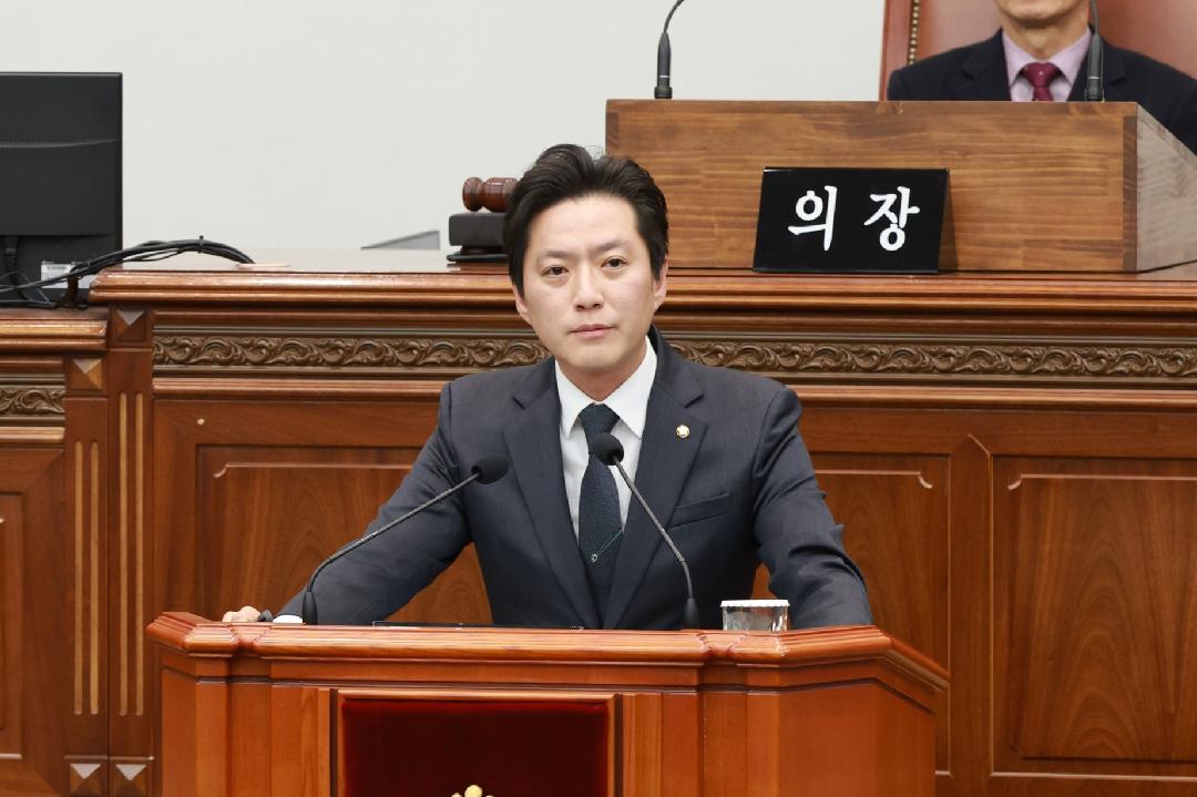 [5분자유발언]김영록 의원 “누비콜 사업 목적에 맞게 창원복지재단으로”1