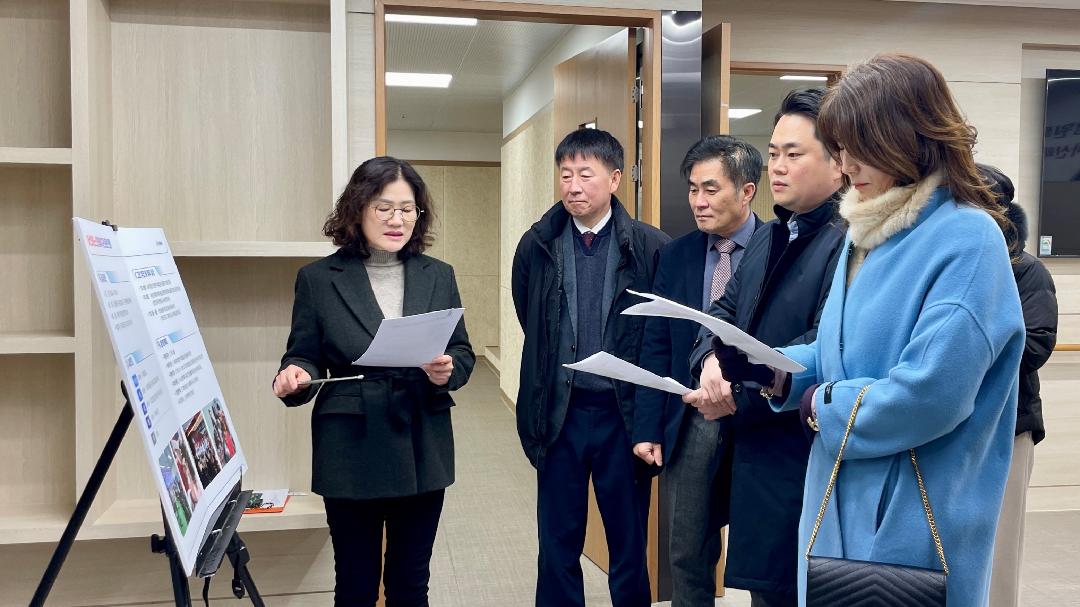 산업경제복지위, 마산회원노인종합복지관 분관 조성 점검1