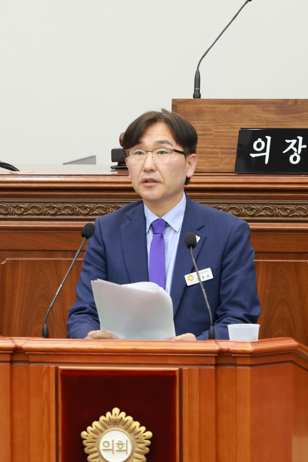 [5분 자유발언] 전홍표 의원, 창원형 이주배경 아동 지원 체계 마련 촉구1