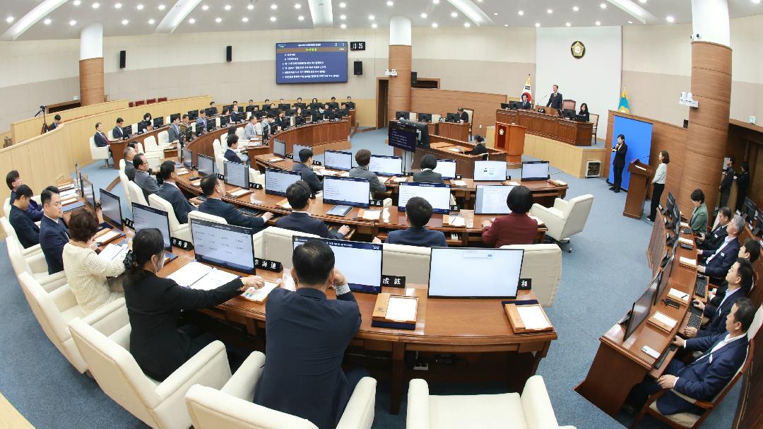 제151회 임시회 개회...창원시 정원 증원 안건 회부1