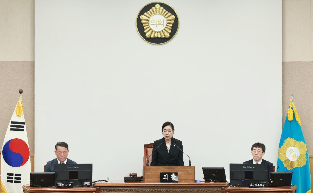 창원시의회 제154회 임시회 개회...주요 시정업무 점검1