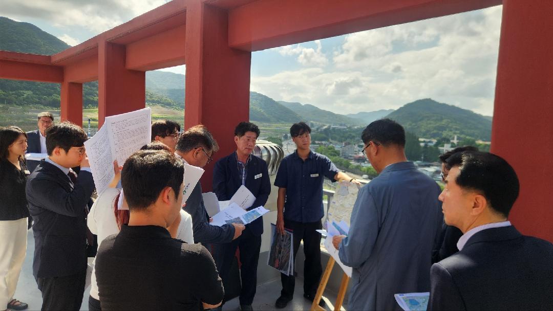 건설해양농림위, 서마산IC 개선·공공시설 위탁 현장 점검2