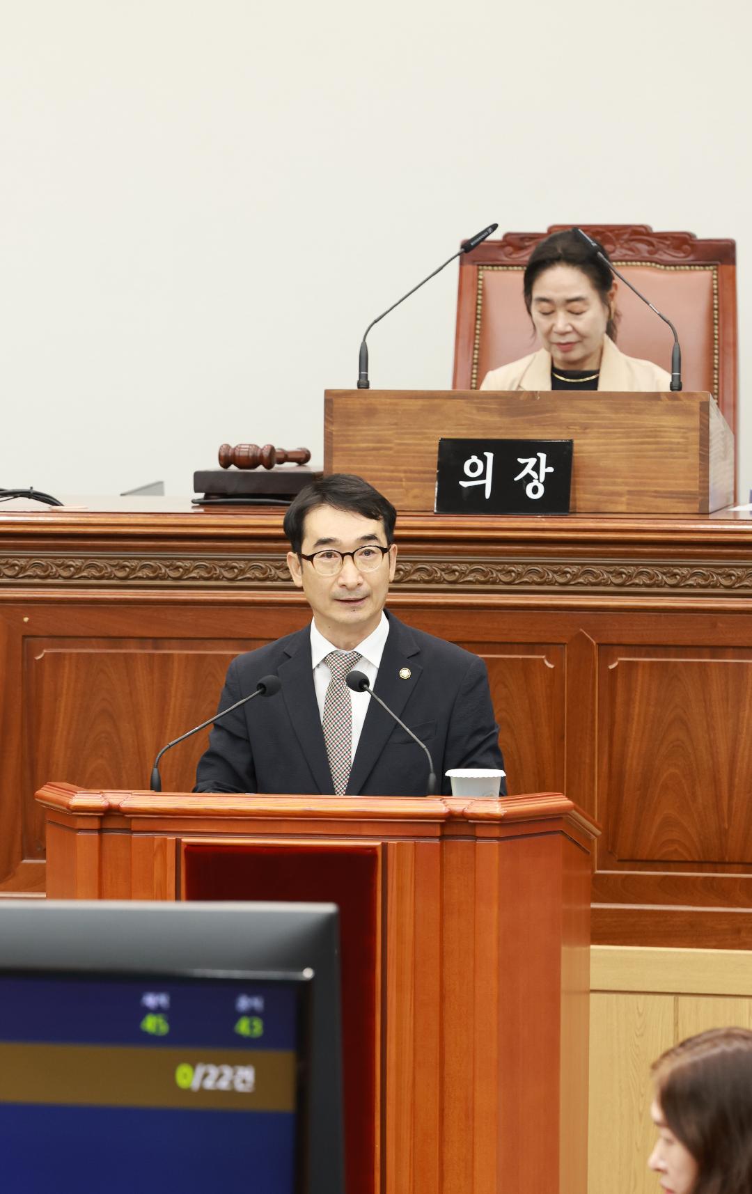 [5분자유발언] 문순규 의원, 양덕2 중학 신설·합성2 구) 별관 활용 촉구1