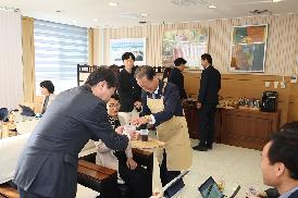 직원 휴게실 오픈식