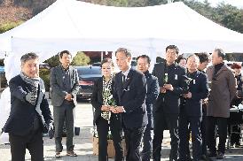 제주항공 여객기 사고 희생자 합동분양소 방문