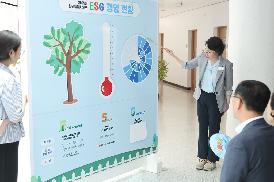 2025년도 의회 ESG 현황판 설치 및 실적 공개