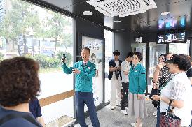 S-BRT 정류장 현장방문