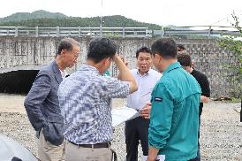 교도소 신축부지 진입도로 현장방문