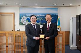 클린월드운동 표창패 전수