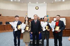의정발전 유공 의원 공무원 표장장 수여식