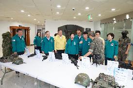 을지훈련 격려방문