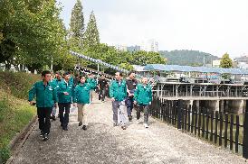 팔룡 배수펌프장 방문