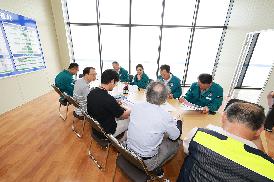 창원시립미술관 공사 현장 방문