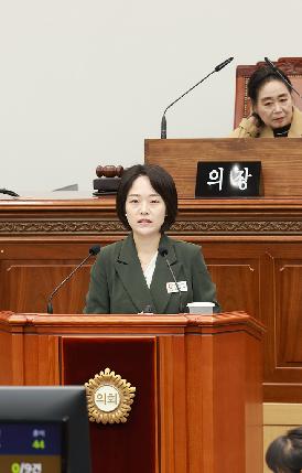 제155회 정례회 제1차 본회의(5분발언 사진모음)